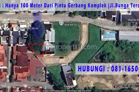 Jual Tanah di Mayfair dekat Gerbang Masuk