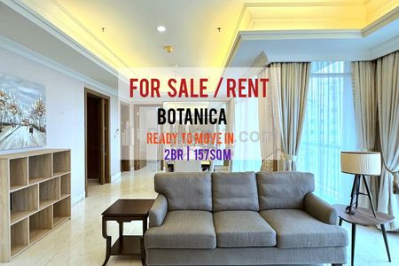 Sewa Apartemen Botanica 2+1 BR 157sqm, Furnished Bagus, Direct Owner 