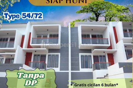 Dipasarkan rumah 2 lantai siap huni tanpa dp hanya booking 1 juta all in