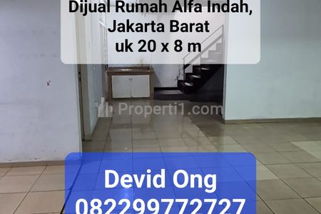 Dijual Rumah Alfa Indah Ukuran 8 x 20 m, Jakarta Barat