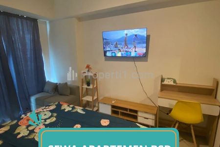 Sewa Harian Apartemen TreePark BSD Serpong - Studio Furnished
