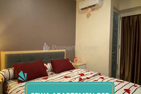 Disewakan Apartemen Harian TreePark BSD Serpong - Studio Furnished