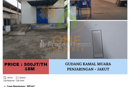 Dijual Gudang Kamal Muara, Penjaringan - Jakarta Utara