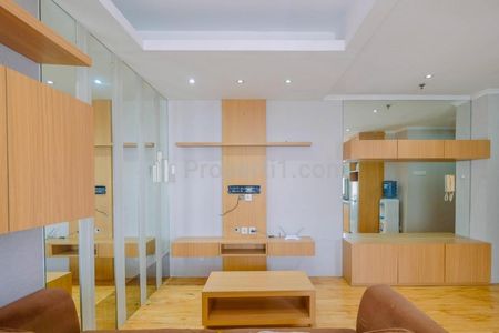 RENOVATED & AT PENTHOUSE!!! Jual Apartemen Sudirman Park Tipe 3 KT Fully Furnished