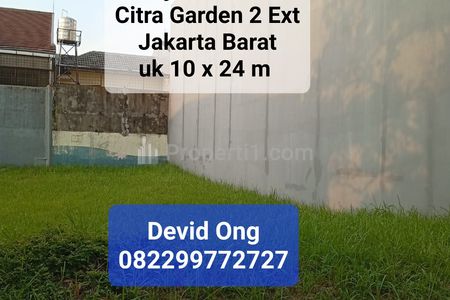 Dijual Tanah Citra Garden 2 Ext, Jakarta Barat