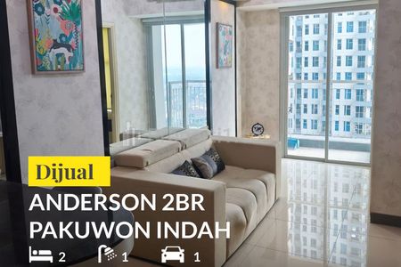 Jual Apartemen Anderson Pakuwon Indah Surabaya Tipe 2BR Full Furnished