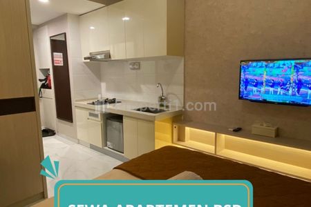 Sewa Apartemen Harian di Tangerang Selatan TreePark BSD - Studio Furnished