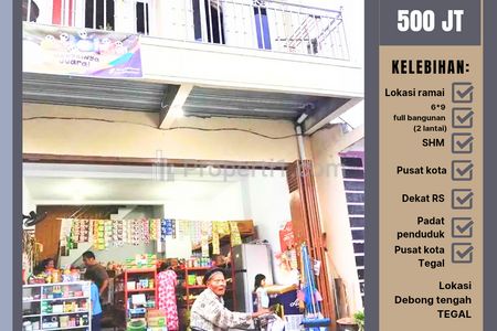 Dijual Ruko Strategis Lokasi Debong Tengah, Tegal Selatan