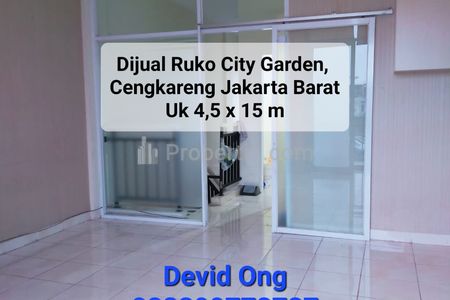 Dijual Ruko City Garden 2 Lantai di Cengkareng, Jakarta Barat