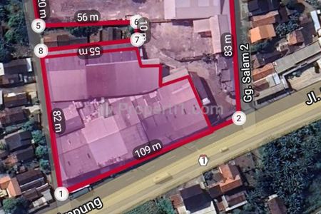 Jual Gudang SHM Murah Nego Zona Industri Luas 9500 m2 Bangunan 6000 m2 di Raya Pantura, Bakalan, Kandeman, Batang, Jawa Tengah