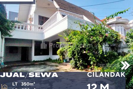 Jual/Sewa Rumah Lama Terawat di Cilandak Jakarta Selatan