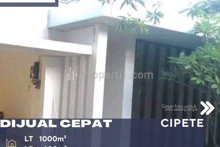 Dijual Rumah Mewah Siap Huni di Cipete Jakarta Selatan