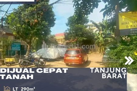 Tanjung Barat Jakarta Selatan Dijual Cepat Tanah SHM Lokasi Strategis