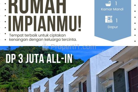 Jual Rumah Subsidi DP 3 Juta All In di Jatinangor Bandung Timur