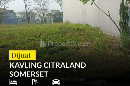 Jual Tanah Kavling di Citraland Somerset Surabaya Bukit Golf