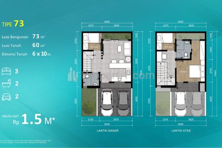 Dijual Rumah Baru 3 Kamar Tidur Dekat Tol di Banjar Wijaya Tangerang