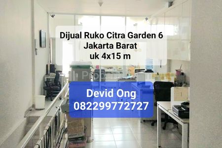 Dijual Ruko Citra Garden 6 Ukuran 4x15 m Jakarta Barat