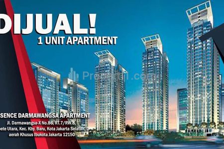 Dijual Apartemen Essence Darmawangsa 2BR di Kebayoran Baru Jakarta Selatan
