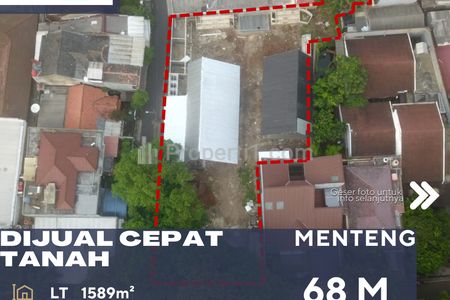 Dijual Tanah Komersil Lokasi Prime Area Menteng Dalam Jakarta Selatan