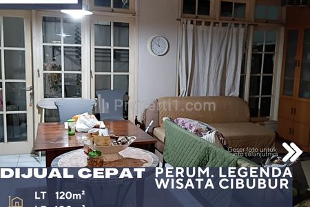 Dijual Rumah Cluster Siap Huni di Perum. Legenda Wisata Cibubur Bogor