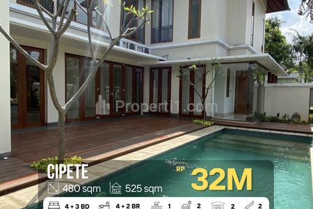 Dijual Rumah Hoek dan Terawat di Cipete Jakarta Selatan