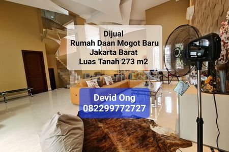 Dijual Rumah Daan Mogot Baru Luas Tanah 273 m2 di Jakarta Barat