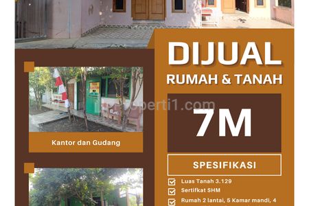 Dijual Tanah & Bangunan Strategis - SHM, Lokasi Tambun Selatan