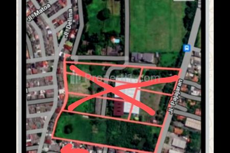 Jual Tanah Strategis SHM Nego Luas 1,7 Hektar di Pinggir Jalan Pajajaran, Depan Pom Bensin, Pamulang, Tangerang Selatan