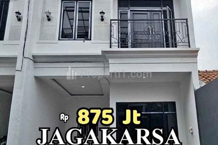 Dijual Rumah 2,5 Lantai Jagakarsa Jakarta Selatan, Dekat Tol Desari – Bisa KPR