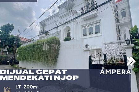 Dijual Rumah Bagus dan Murah Harga Mendekati NJOP di Ampera Jakarta Selatan