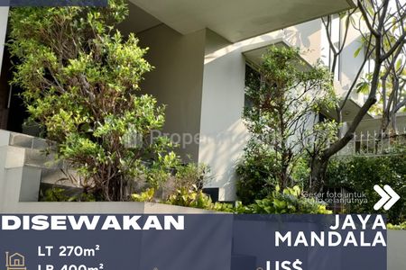 Disewakan Rumah Bagus Siap Huni Expatriate Area di Jaya Mandala Kuningan Jakarta Selatan