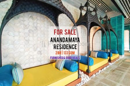 Jual Cepat Apartemen Anandamaya Residence, 2BR 131sqm, Furnished Bagus & Ready To Used, Direct Owner