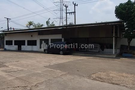 Jual Murah Gudang SHM Luas 1,2 Hektar Bangunan 3200 m2 di Raya Pantura, Lemah Abang, Cikarang Timur, Bekasi, Jawa Barat