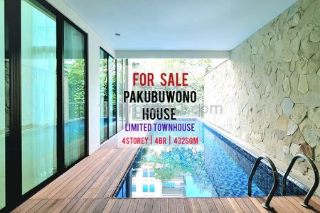 Jual Apartemen Limited Town House At Pakubuwono House 4 Storey, 4+1BR 432sqm Unfurnish, Perfect for Investor, Direct Owner - Yani Lim