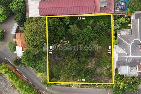 Jual Tanah Pinggir Jalan di Gandul Cinere Luas 1515m2