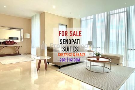 Jual Cepat Apartemen Senopati Suites SCBD, 2+1BR 165sqm, Favorite Layout, Furnished & Ready, Direct Owner