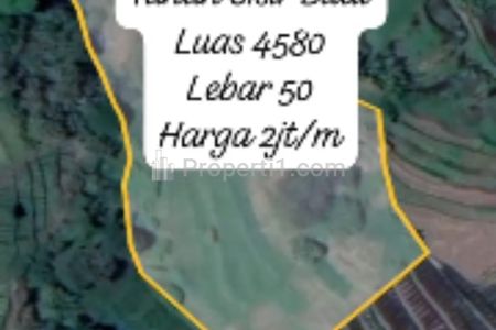 Dijual Tanah Sisir Batu, Luas Tanah 4580 m2