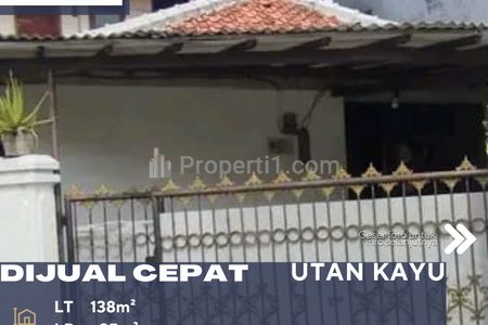 Dijual Rumah Lama Cocok untuk Usaha Kostan / Kontrakan di Utan Kayu Jakarta Timur