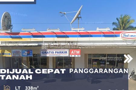 Jual Tanah dan Bangunan Indomaret di Atasnya Lokasi Samping Jalan Raya Utama di Panggarangan Lebak, Banten