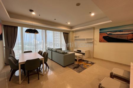 Sewa Apartemen Pondok Indah Residence 138 m2 Corner Position 2BR Fully Furnished, Termurah 37 Juta, Unblocking View