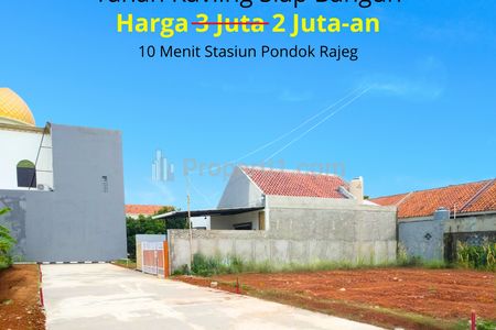 Jual Tanah Bisa Dicicil Lokasi Strategis Dekat Stasiun Rajeg Cibinong Bogor