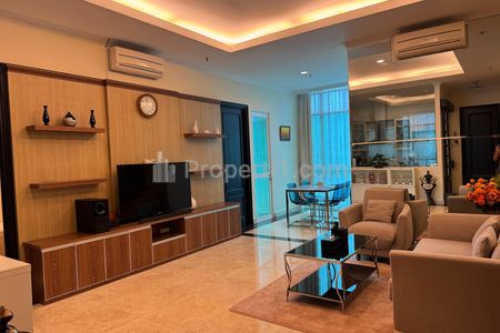 Disewakan Apartemen Bellagio Mansion Tipe 3 Kamar Tidur Kondisi Fully Furnished