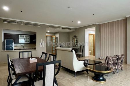 Sewa Apartemen Senayan Residence Jakarta Selatan Tipe 3+1 Bedroom Semi Furnished