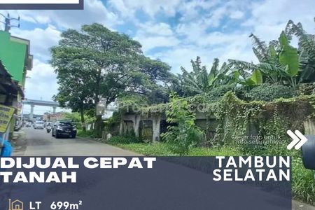 Dijual Tanah SHM Lokasi Strategis Dekat Grand Wisata Tambun Selatan Bekasi