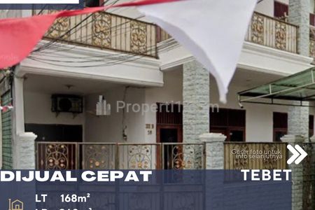 Dijual Rumah 3 Lantai Siap Huni di Tebet Jakarta Selatan