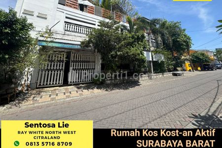 Dijual Rumah Kost-kostan Dukuh Kupang Surabaya Barat - Aktif Operasional - Surat HGB
