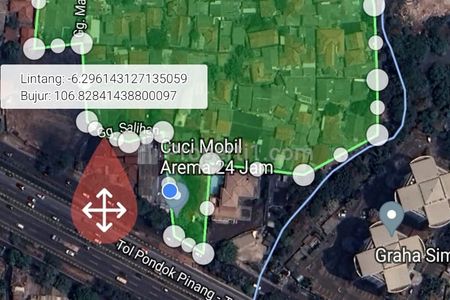 Jual Nego Tanah SHM Strategis Zona Komersil Luas 2 Hektar di TB Simatupang, Jakarta Selatan