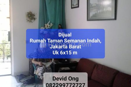 Jual Rumah Taman Semanan Indah Luas Tanah 90 m2, Jakarta Barat