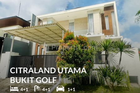 Rumah Dijual Citraland Bukit Golf Minimalis Modern Siap Huni di Surabaya
