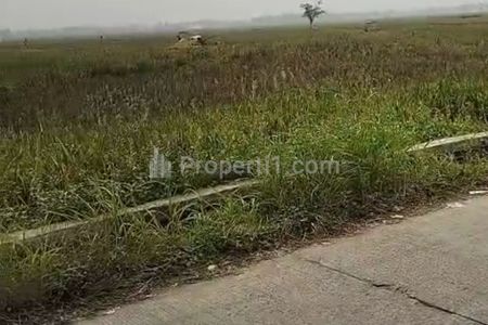 Dijual Murah Lahan Sawah (Zona Kuning) Sepatan Tangerang